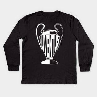 Juventus Champion Illustration Kids Long Sleeve T-Shirt